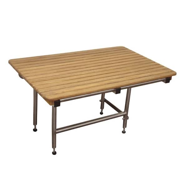 ADA Compliant Teak Shower Bench w Legs Bed Bath & Beyond 36027212