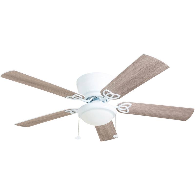 52" Prominence Home Benton Traditional Indoor LED Ceiling Fan with Light, Pull Chains