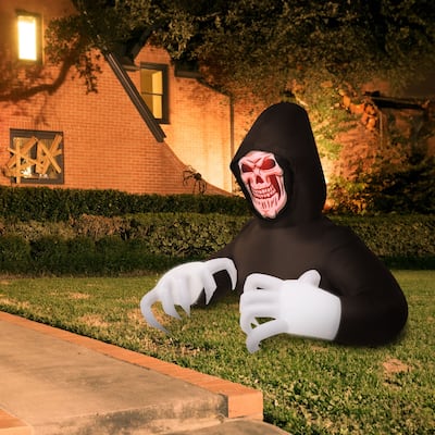 4.9-ft. Tall Prelit Inflatable Reaper
