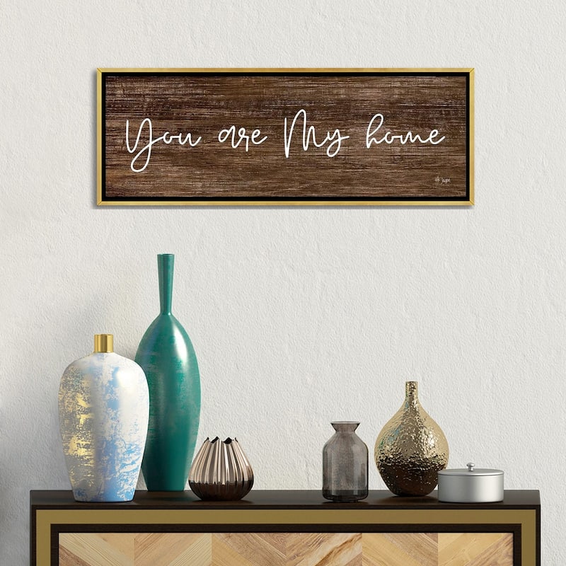 iCanvas "You Are My Home" by Jaxn Blvd. Framed