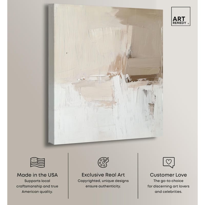 Canvas of Neutrality Canvas by Art Remedy, Gallery Wrapped