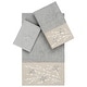 preview thumbnail 34 of 55, Authentic Hotel and Spa 100% Turkish Cotton Braelyn 3PC Embellished Towel Set Light Gray