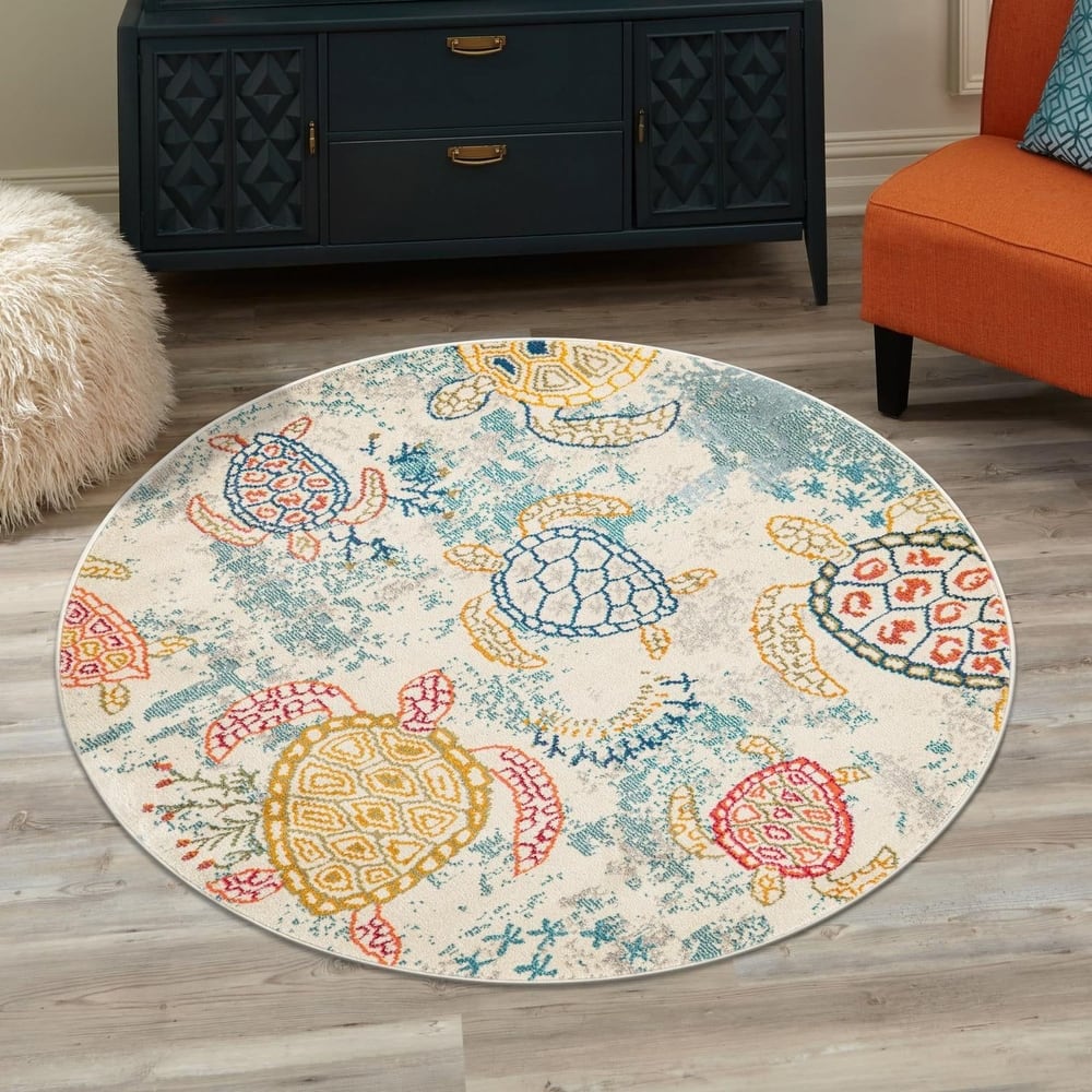 Novelty Cruxoit Collection Area Rug