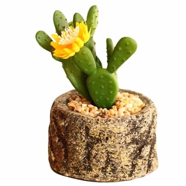 Shop Lorigun Artificial Cactus Fake Plant Ornaments Mini Small