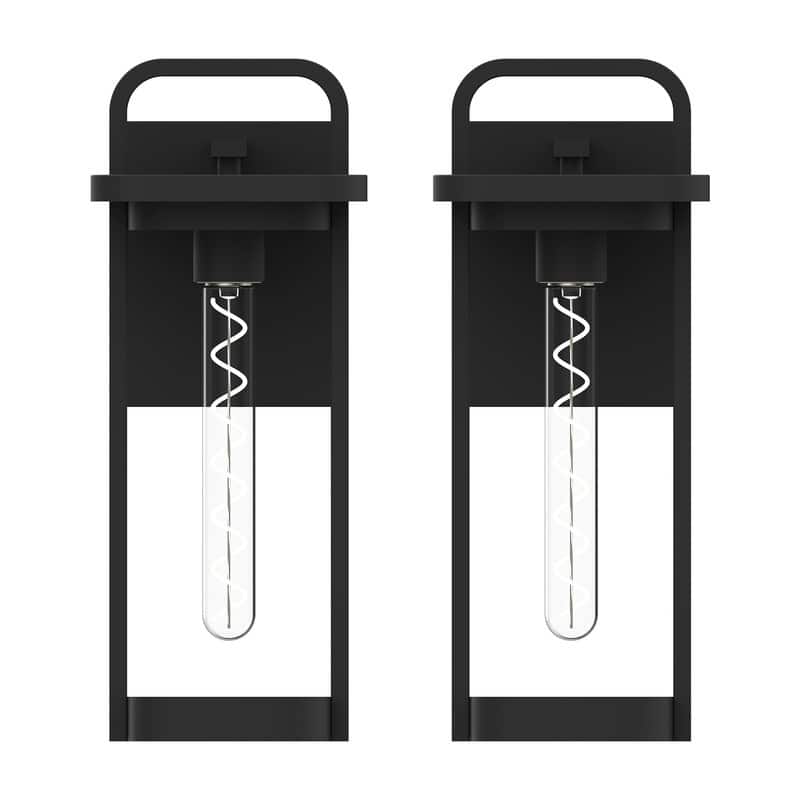 Outdoor Wall Light - IP65 Waterproof Exterior Wall Sconce, E26 Base (Bulb Not Included)