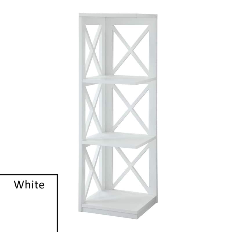 Convenience Concepts Oxford 3 Tier Corner Bookcase