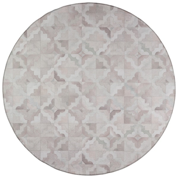 Madero Rug Indoor/ Outdoor Laredo Moroccan Faux Hide Patchwork Washable Area Rug ...