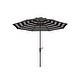 preview thumbnail 15 of 23, SAFAVIEH Athens Inside Out Striped 9-foot Outdoor Umbrella
