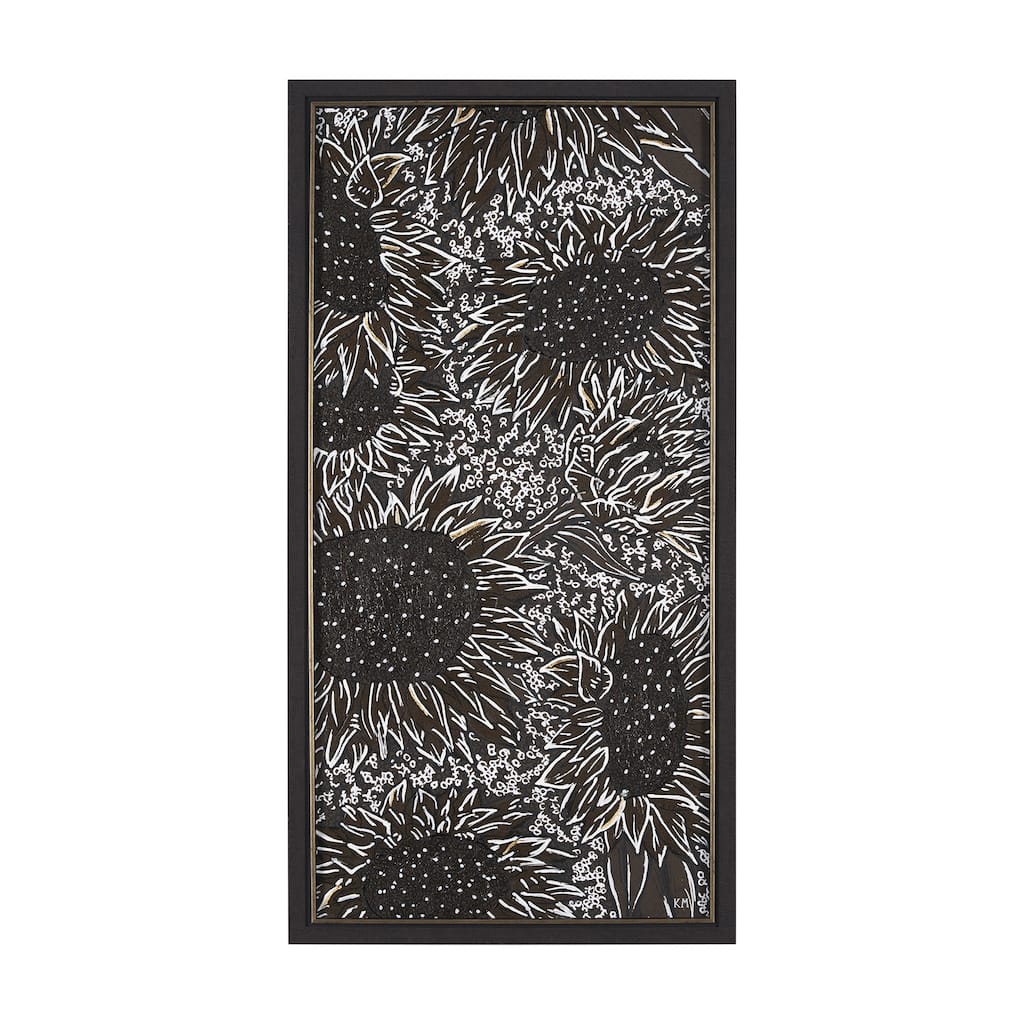Sunflower Fest III Framed Art Print