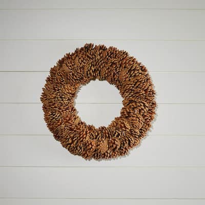 Pine cone Artificial Christmas Wreath - 18” - Unlit