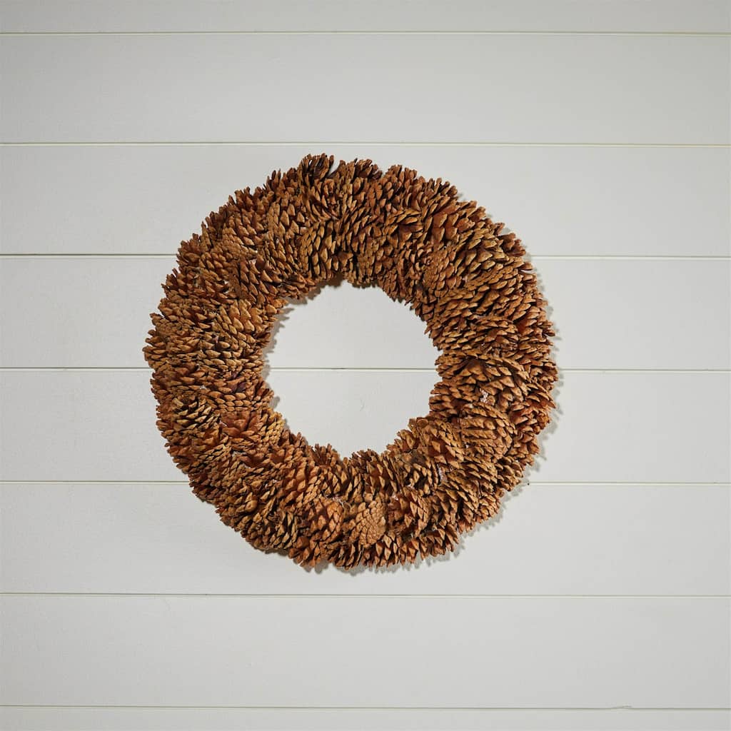 Pine cone Artificial Christmas Wreath - 18” - Unlit