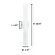 preview thumbnail 1 of 0, Eglo Mono 3 x 40W Vanity Light with Chrome Finish and Satin Glass Chrome