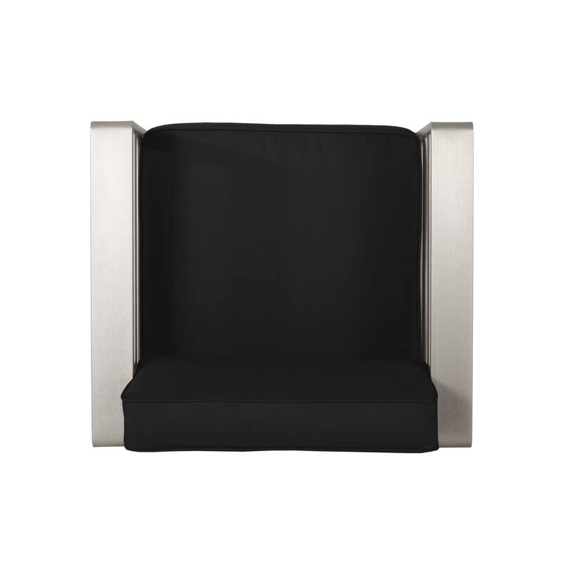 Christopher Knight Home Cape Coral Outdoor Aluminum Club Chair with Optional Sunbrella Cushions