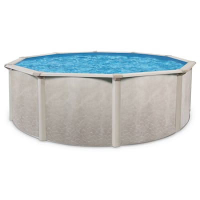 Aquarian Phoenix 21' x 52" Round Steel Frame Above Ground Outdoor Swimming Pool - 306
