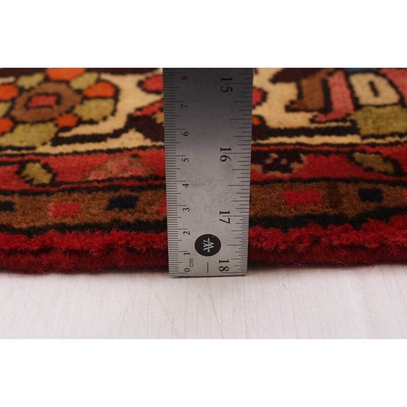 ECARPETGALLERY Hand-knotted Andelz Red Wool Rug - 5'0 x 6'6