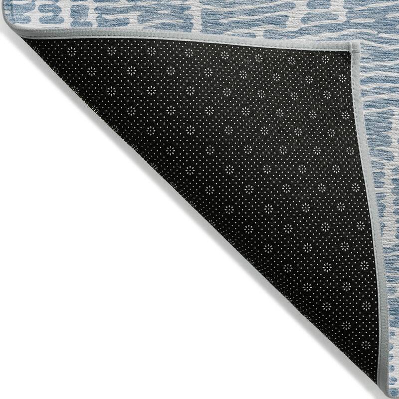 Machine Washable Indoor/ Outdoor Chantille Modern Abstract Rug