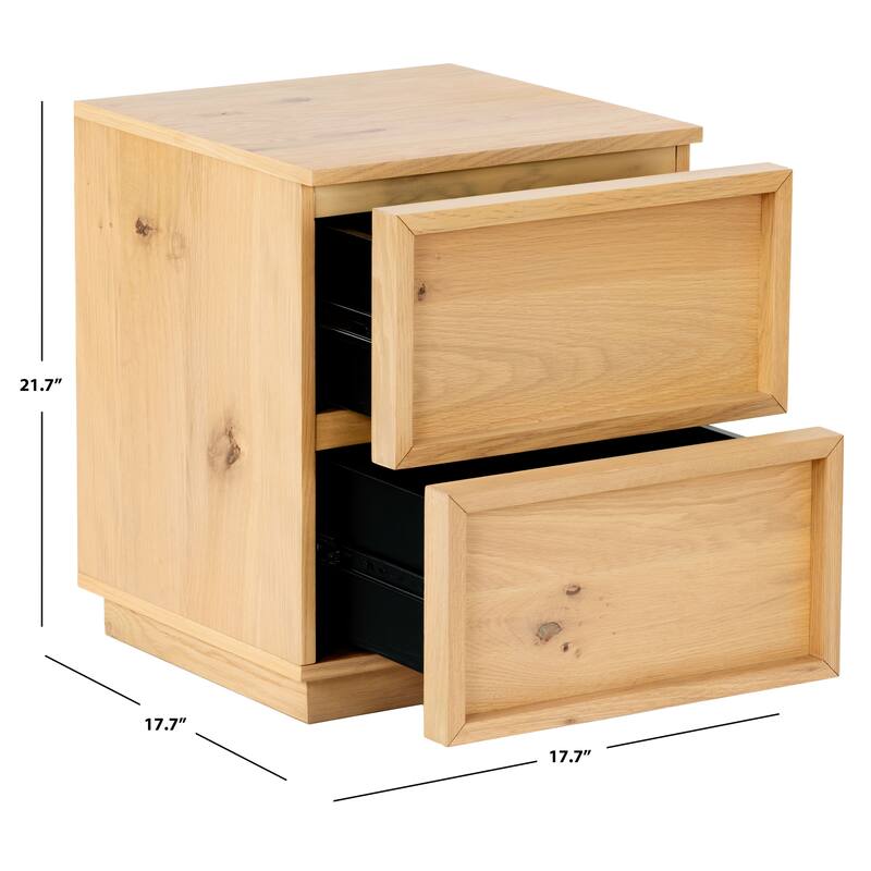 SAFAVIEH Couture Vordis 2-Drawer Nightstand