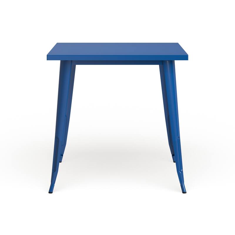31.5-inch Square Metal Indoor/Outdoor Cafe Table