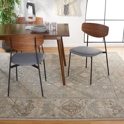 SAFAVIEH Couture Hand-Knotted Samarkand Kumrie Traditional Wool Rug