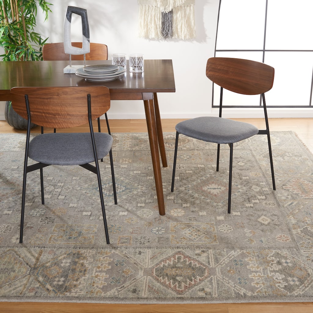 SAFAVIEH Couture Hand-Knotted Samarkand Kumrie Traditional Wool Rug