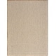preview thumbnail 99 of 119, Nourison Courtyard Indoor/Outdoor Modern Geometric Area Rug 5' x 7' Rectangle - Jute/Ivory