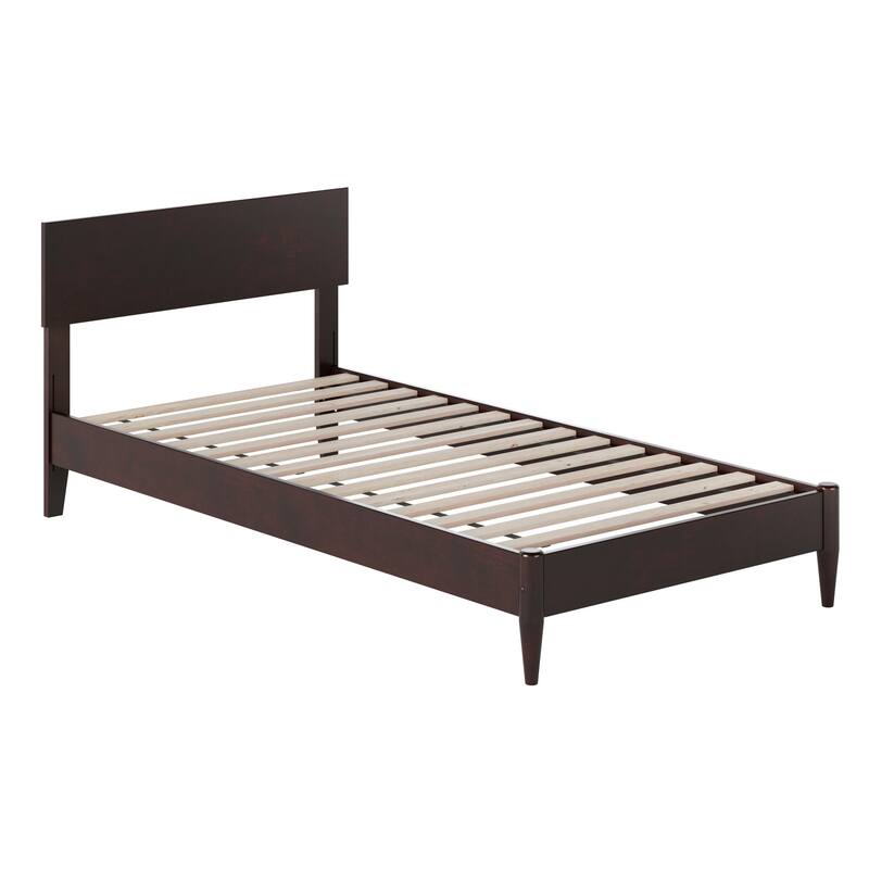 Aria Solid Wood Modern Low Profile Platform Bed