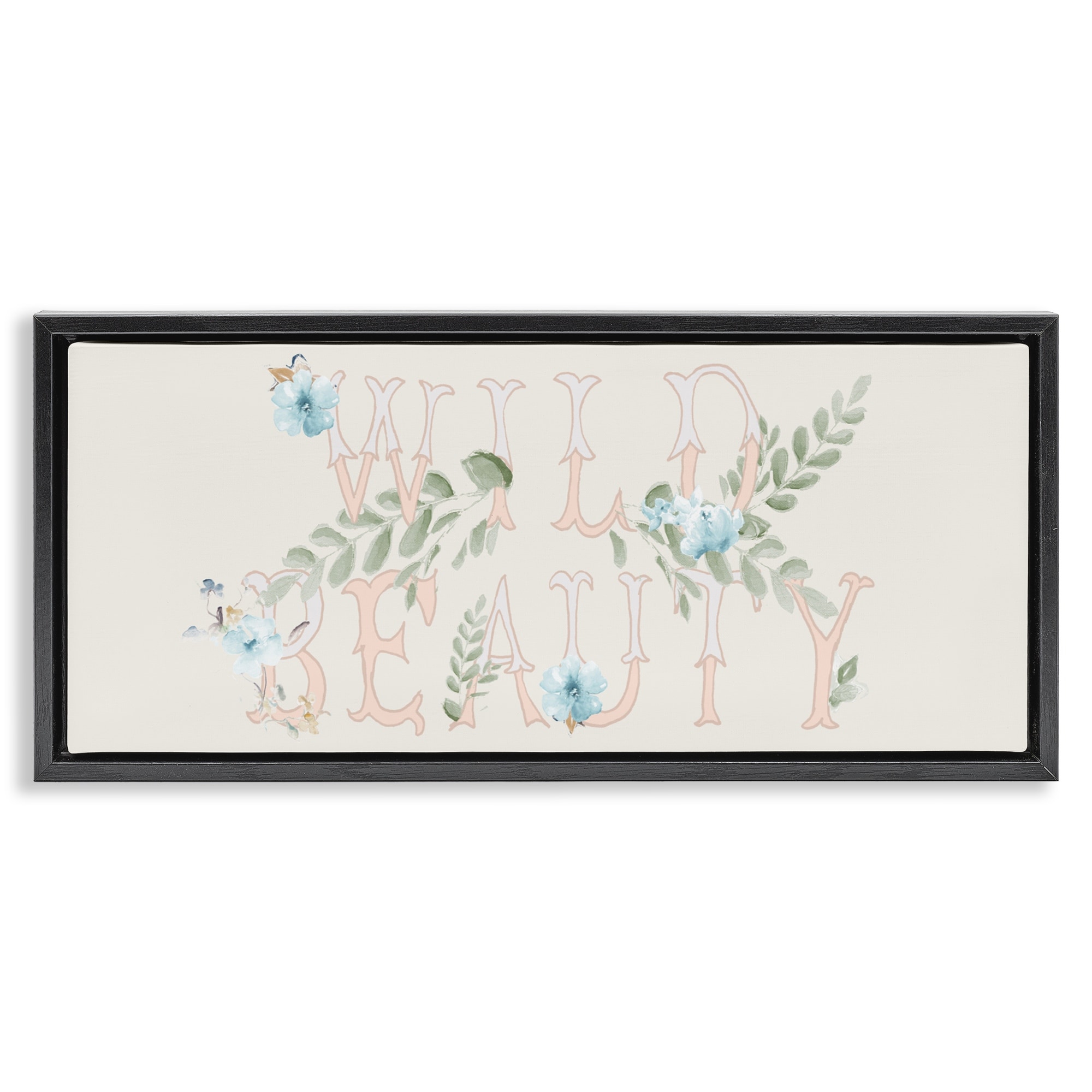 Stupell Wild Beauty Florals Framed Floater Canvas Wall Art Design By Patricia Pinto