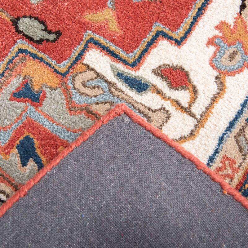 Alora Decor Cyrus Transitional Medallion Hand-Tufted Wool Rug