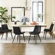 preview thumbnail 93 of 103, LUE BONA Modern Industrial Counter Stools Faux Leather Upholstered Counter Height Bar tools with Back