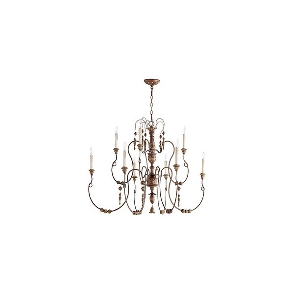 Quorum International 6206-9 Salento 9 Light 41" Wide 2 Tier Chandelier