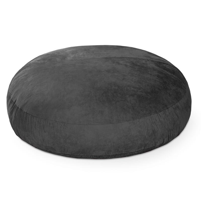 Jaxx 6 Foot Cocoon - 2-in-1 Giant Bean Bag Chair for Adults & Convertible Bean Bag Bed