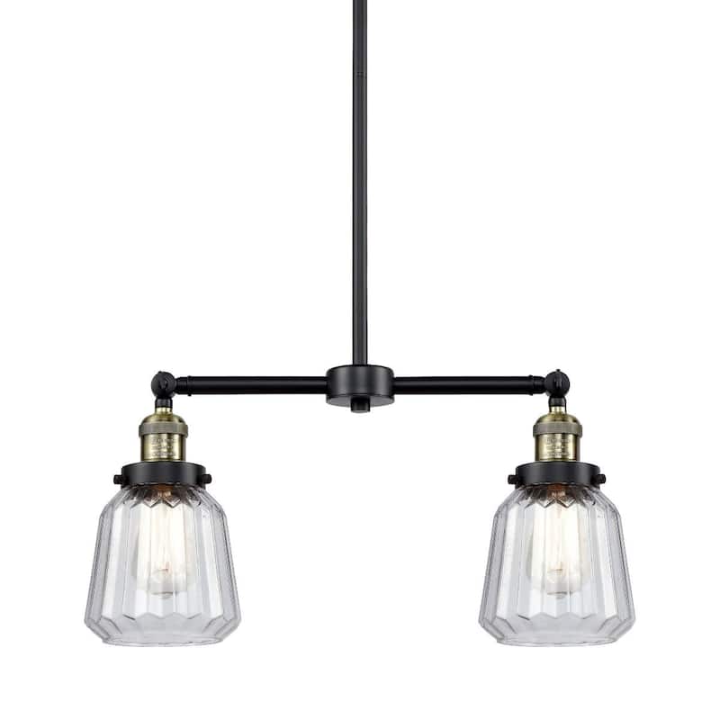 Innovations Lighting Chatham 2 Light 21" Wide Linear Chandelier