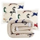 preview thumbnail 64 of 158, Indigo Hill by HiEnd Accents Campfire Sherpa Fleece Throw, 1PC or 3PC 3-Piece - Wild Horses