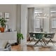 preview thumbnail 2 of 3, Luxury Modern Chandelier, 28.25H x 30W, with Minimalist Style, Brushed Nickel, UHP4564 by Urban Ambiance