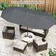 preview thumbnail 36 of 58, Gymax 13 FT Double-sided Patio Umbrella Outdoor Large Twin Size