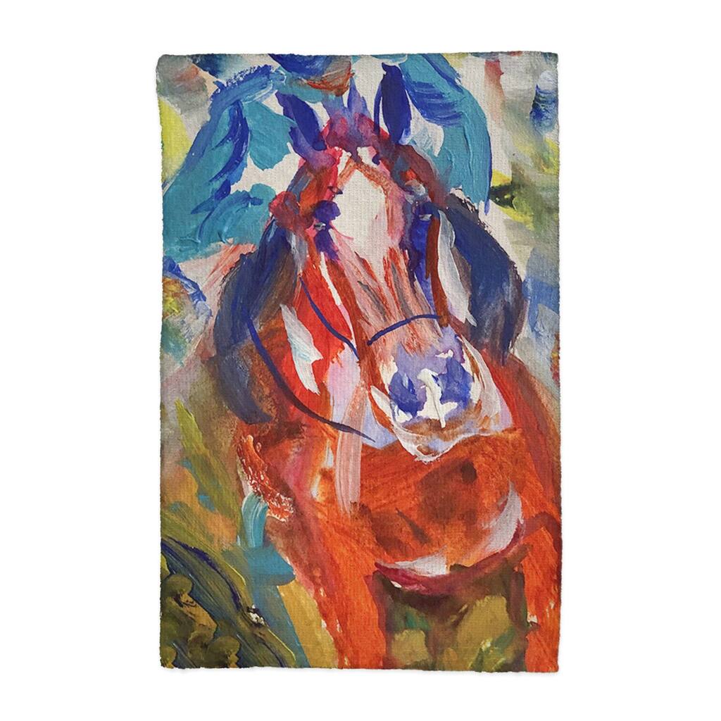Horse Finishing Kitchen Towel - 16x25