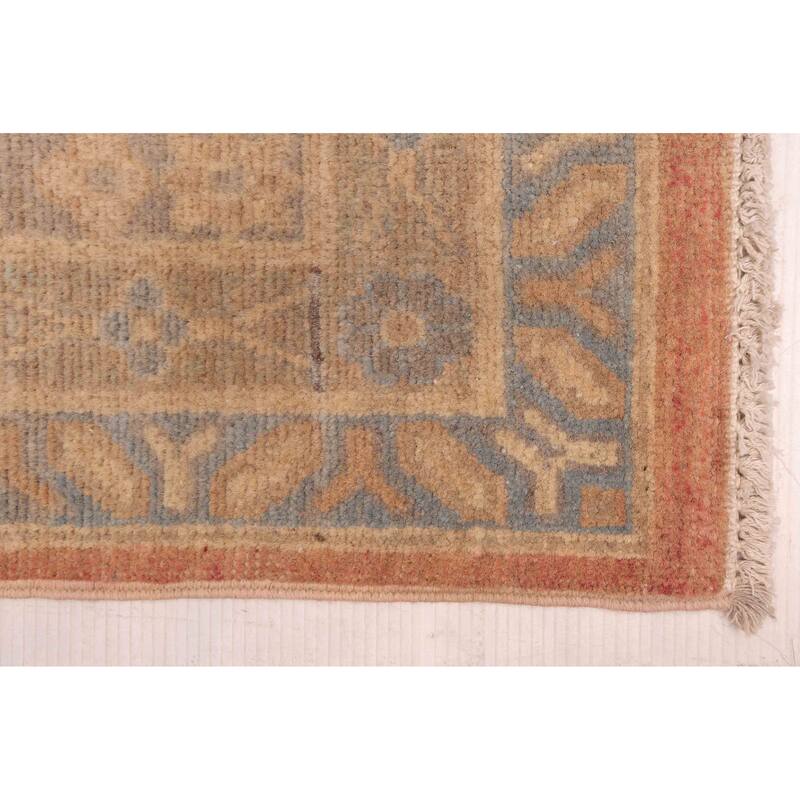 ECARPETGALLERY Hand-knotted Finest Ghazni Coral Wool Rug - 8'10 x 11'8