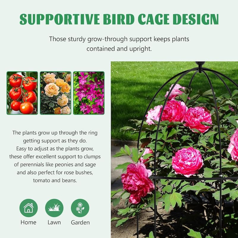 DoCred Garden Trellis for Climbing Plants, Flower Trellises Cages