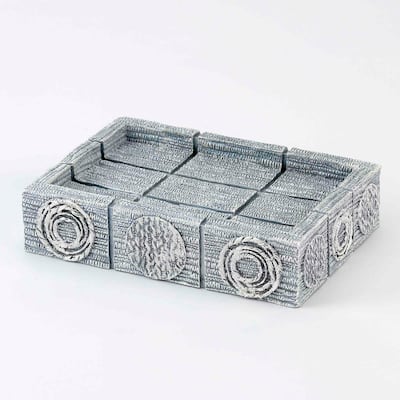 Avanti Linens Galaxy Soap Dish - Silver - Soap Dish