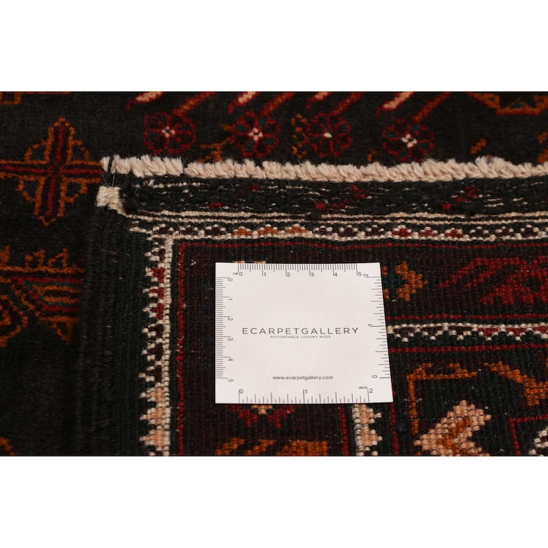 Teimani Black Rug 3'9" x 6'7" - 3'9 x 6'7