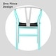 preview thumbnail 43 of 47, Woven Wood Armchair with Arms Open Y Back Mid Century Modern Office Dining Chairs Black Seat Kitchen Bedroom Organic Rattan