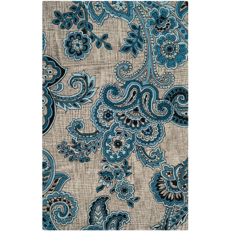 SAFAVIEH Handmade Allure Angie Modern Floral Wool Rug