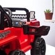 preview thumbnail 28 of 36, 12V Kids Electric Ride-On Car with truck car Remote Control, 4 Motors, Bluetooth, LED& Power Display - Battery Powered Vehicle