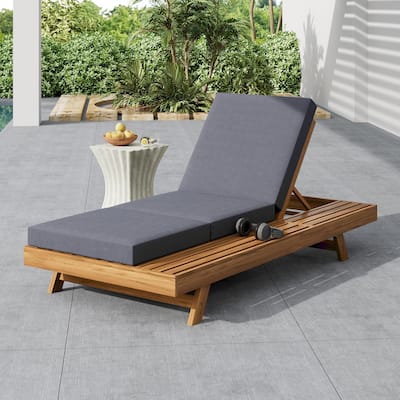 Christopher Knight Home- Austin Acacia Wood Outdoor Chaise Lounge