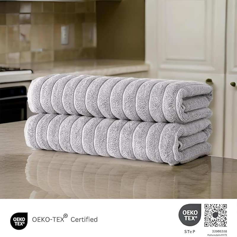 Brampton Premium Turkish Cotton 2 Piece Bath Towels Set Heavyweight
