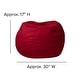 preview thumbnail 112 of 157, Small Refillable Bean Bag Chair for Kids and Teens