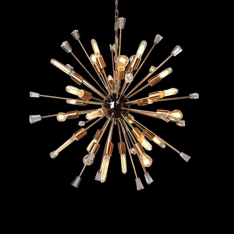 24 Light Chandelier in Gold finish - 39" H x 33.8"W X 33.8"D