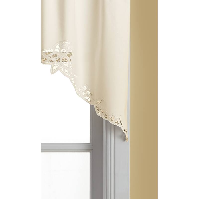 CHF Battenburg Valance, Swag, & Tier Pair Curtain Collection