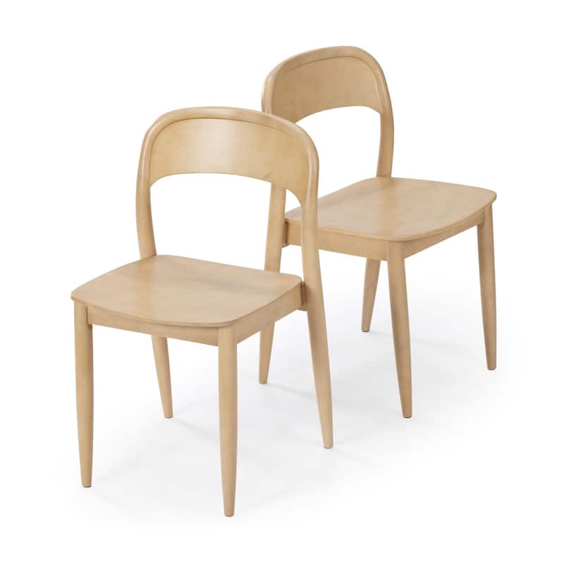 Plank and Beam Loar Mid-Century Modern Solid Wood Dining Chair