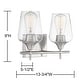 preview thumbnail 8 of 17, Savoy House Octave 2-Light Bathroom Vanity Light